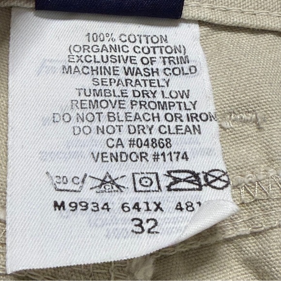 Vintage MEC Organic Cotton Cargo Trousers Pants Mens W32 Tan Made In Canada - Picture 11 of 15
